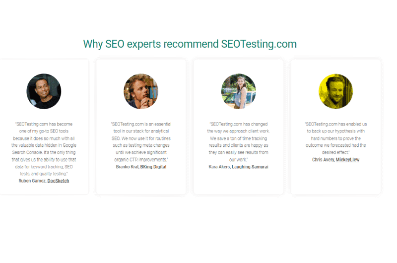 SEO Tests & Experiments