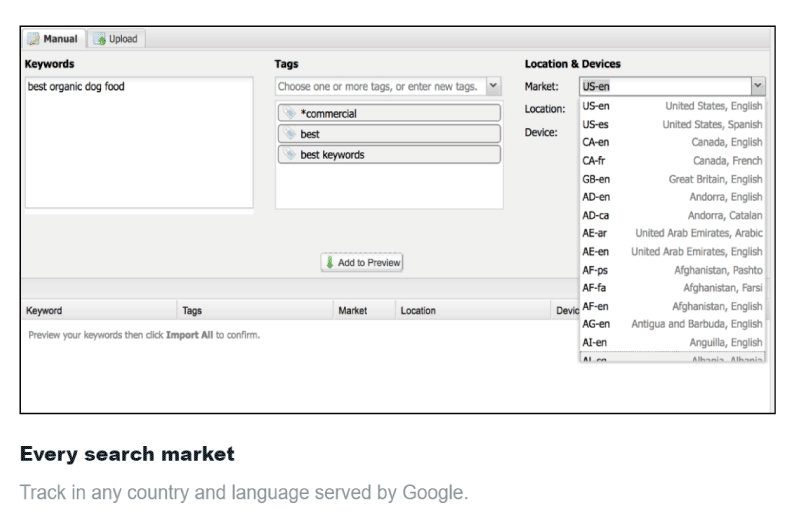 SERP Tracking