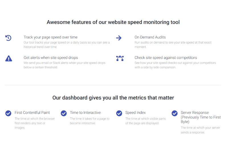 Monitoring Web Page Speed