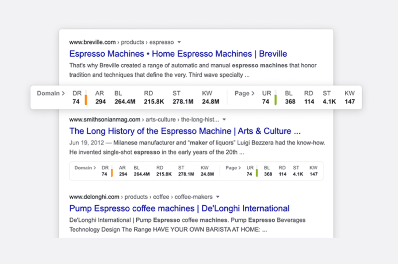 Toolbar SEO