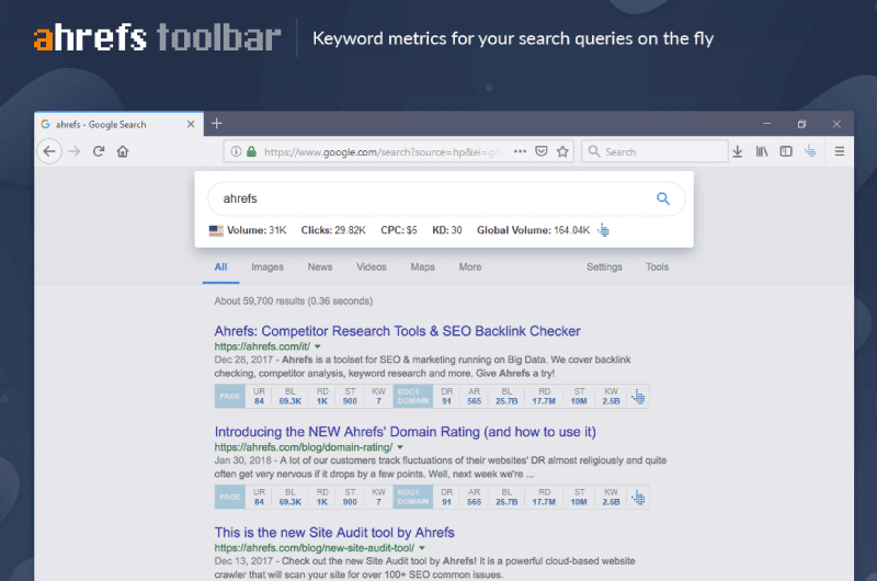 Toolbar SEO