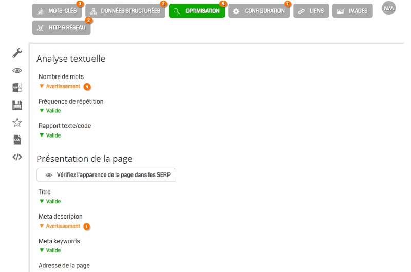 Audit SEO