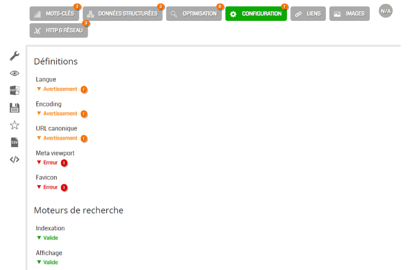 Audit SEO