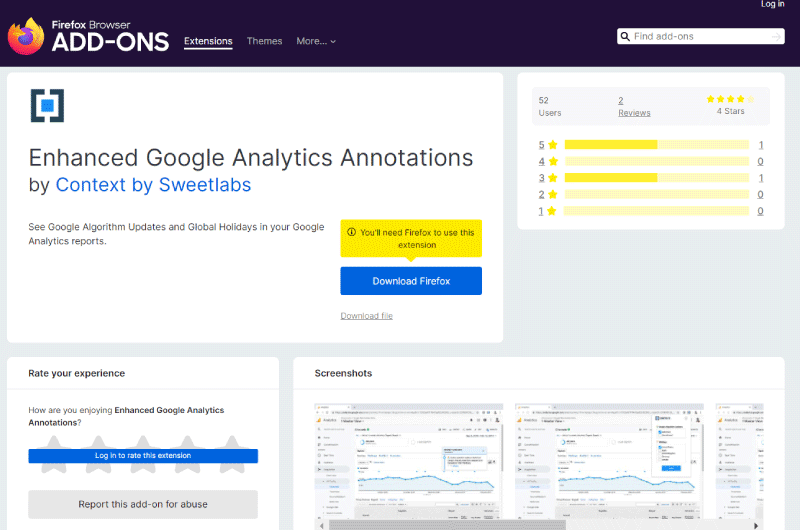 Google Analytics Annotations
