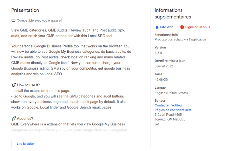 Google My Business Audit