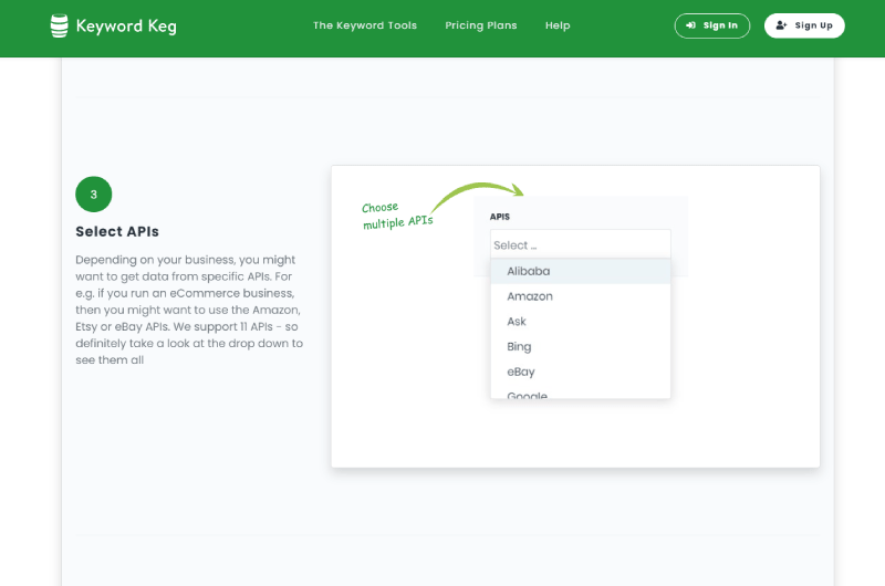 Find keywords
