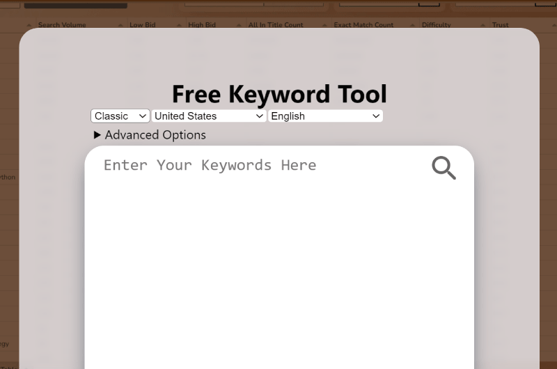 Keyword Generation
