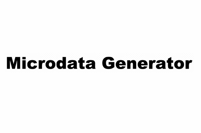 Microdata Generator