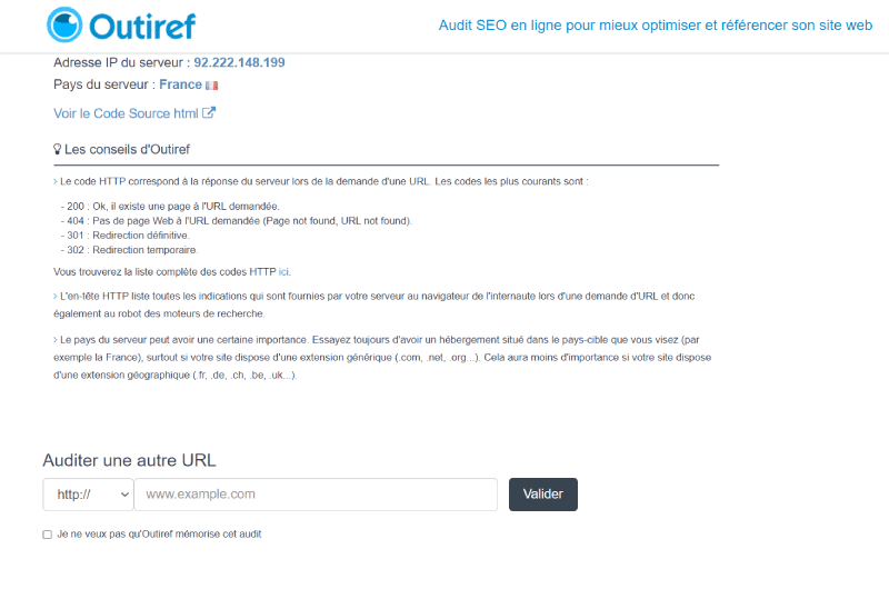 Audit SEO