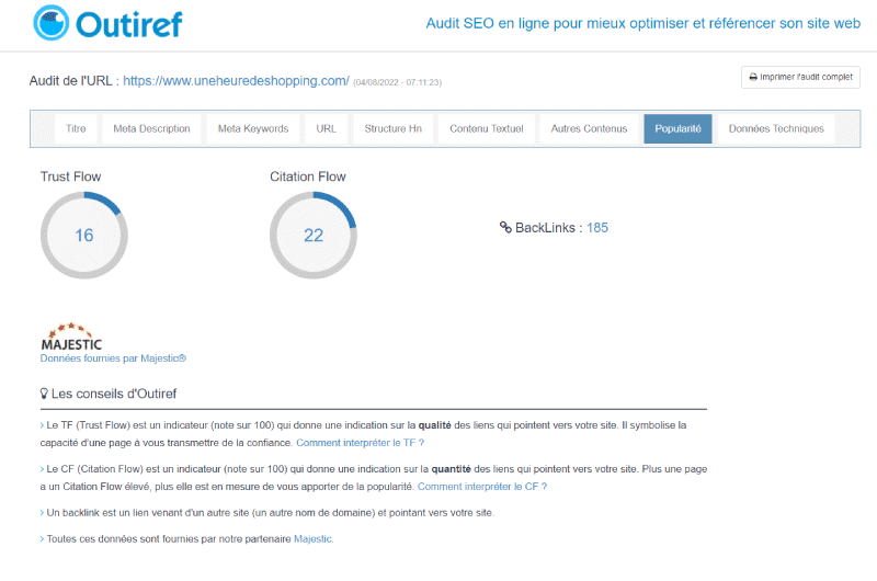 Audit SEO