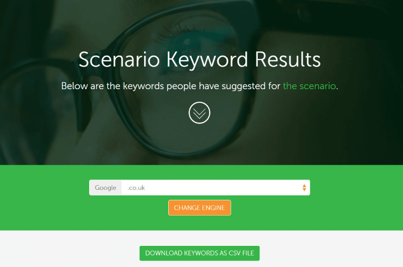 Search keywords