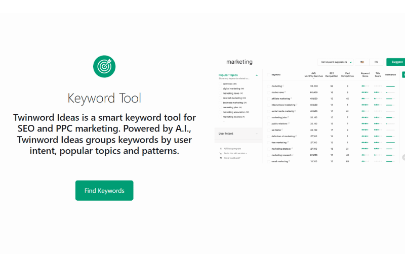 Search keywords