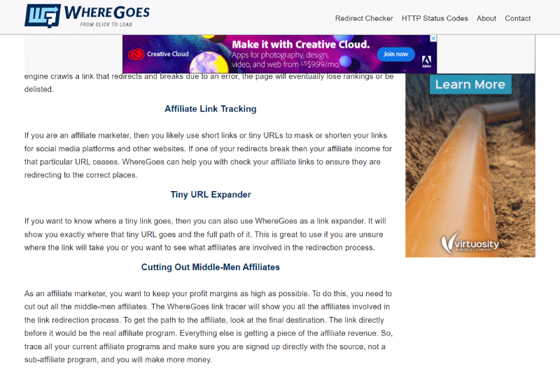 Redirects Audit
