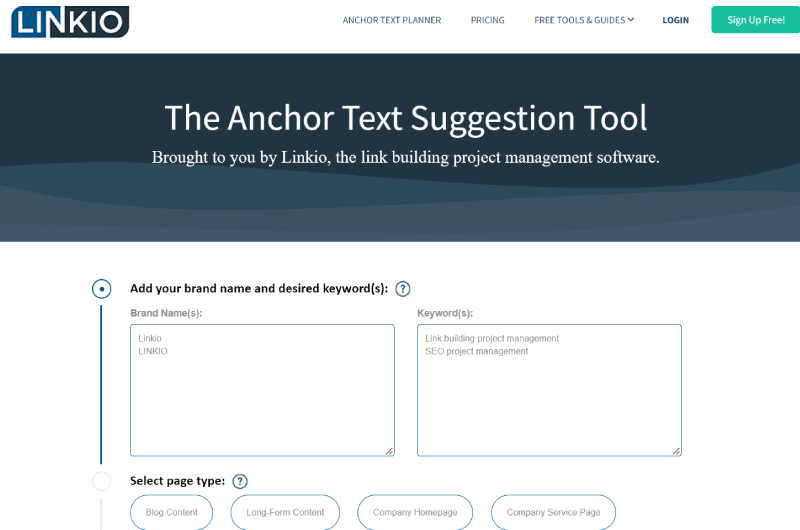 Find Anchor Text