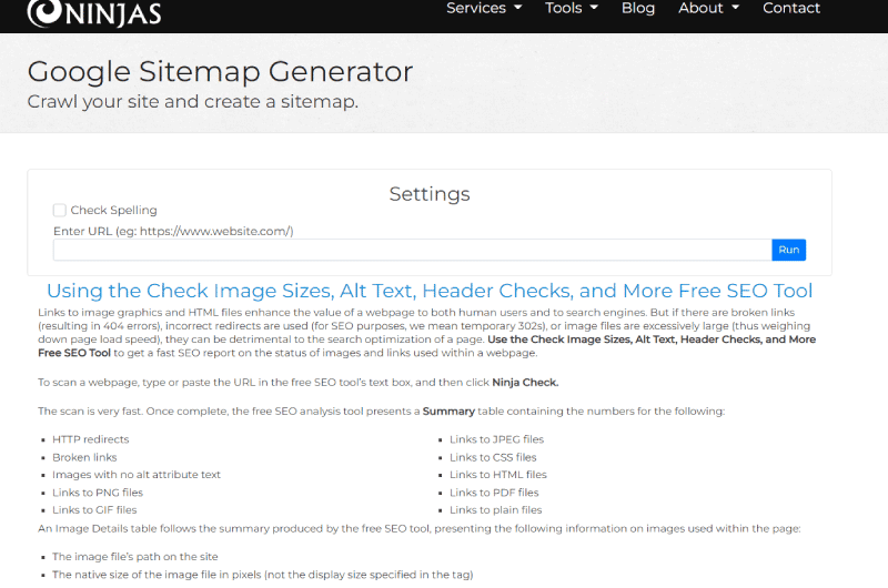 Sitemap Generator