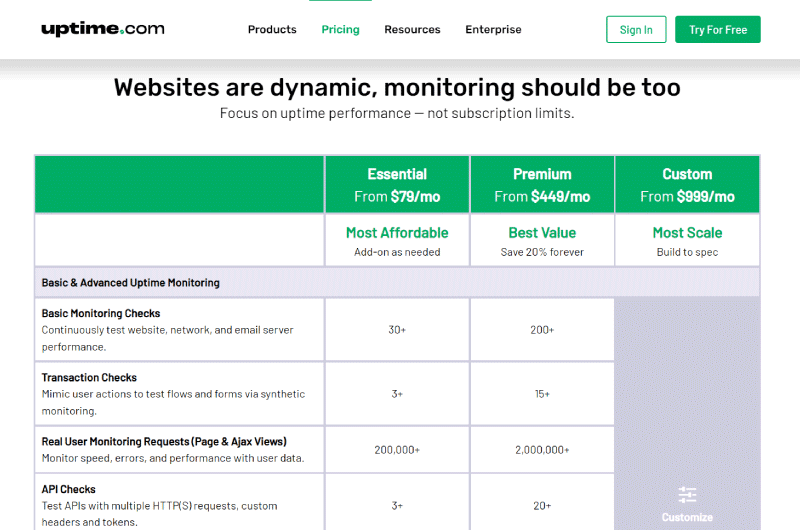 Website Availability 