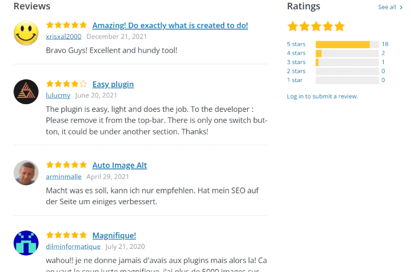 Ajout automatique des Attributs ALT Images