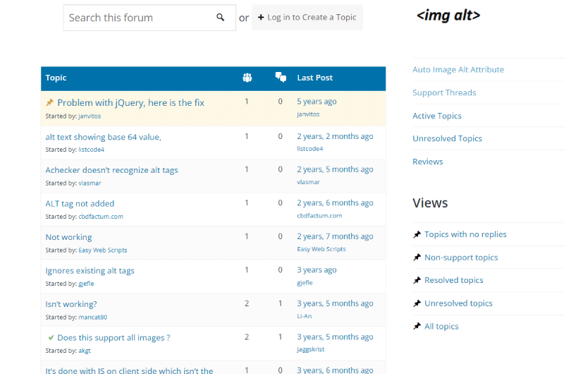 Ajout automatique des Attributs ALT Images