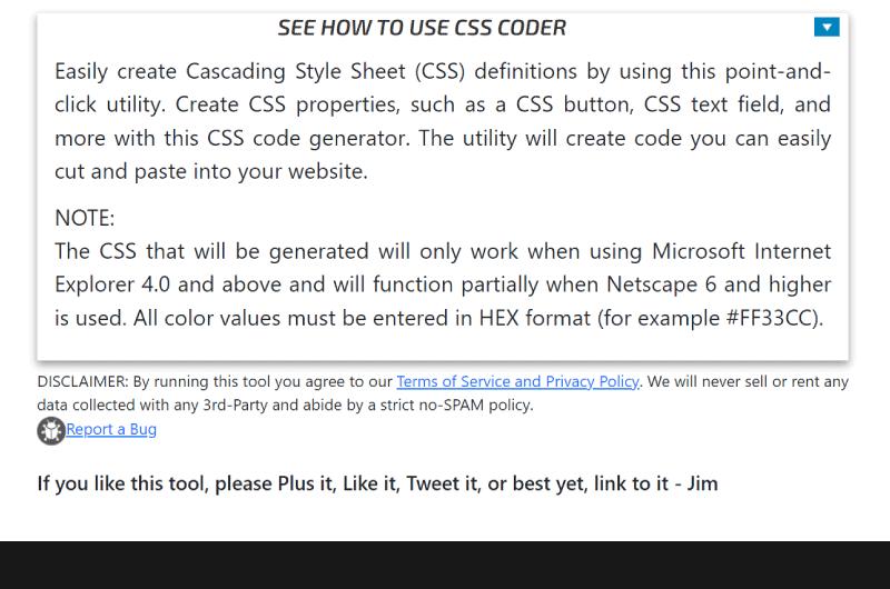 CSS Coder