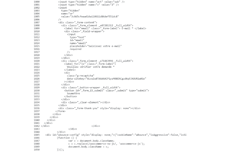 Code HTML Conforme aux Normes W3C