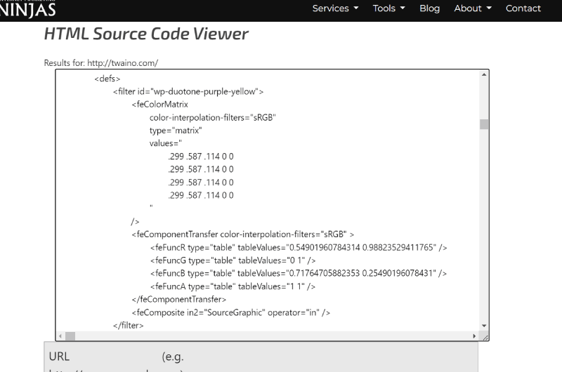 Obter código-fonte HTML 