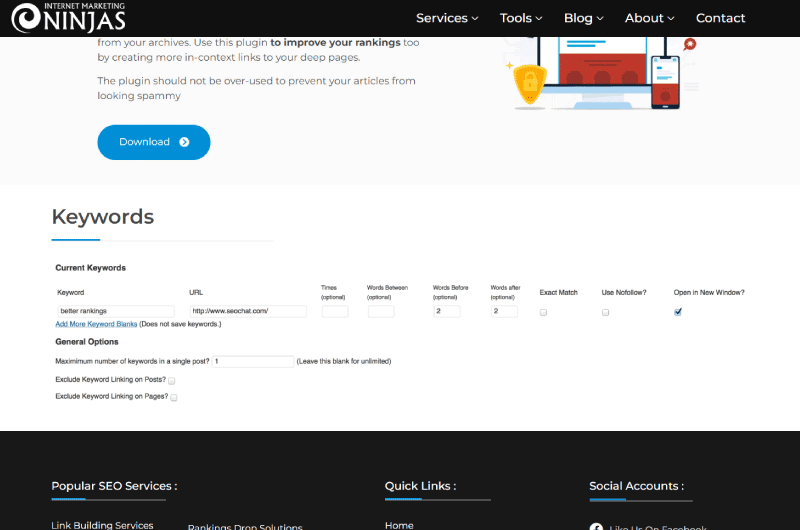 Internal Link Building Plugin