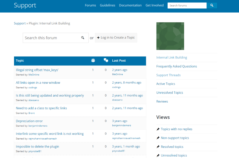 Internal Link Building Plugin