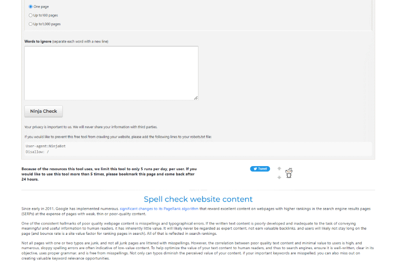 Free Online Spell Check Tool