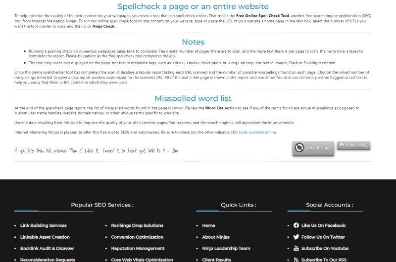 Free Online Spell Check Tool