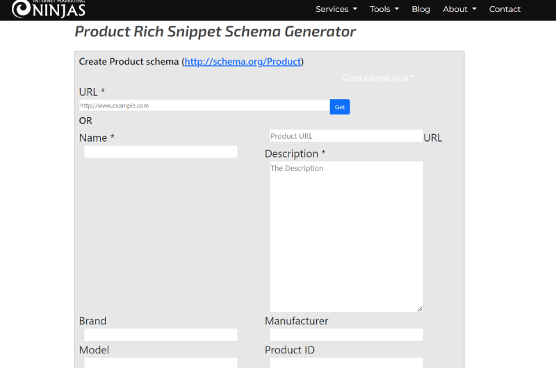 Générateur de Schema Produits 