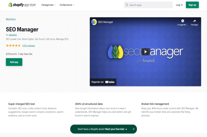 Tutto in uno SEO Shopify