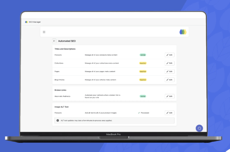 Tutto in uno SEO Shopify