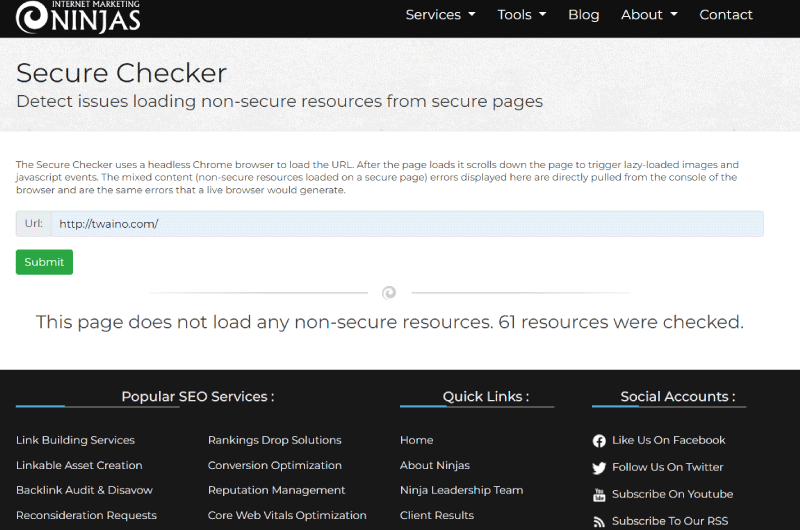 Secure Checker