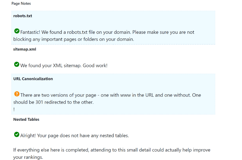 Web Page SEO Analysis Tool