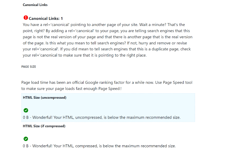 Web Page SEO Analysis Tool