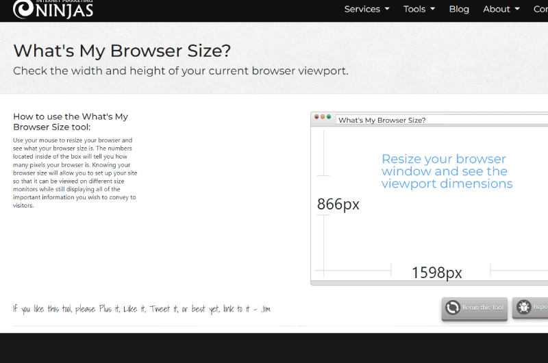Browser Size