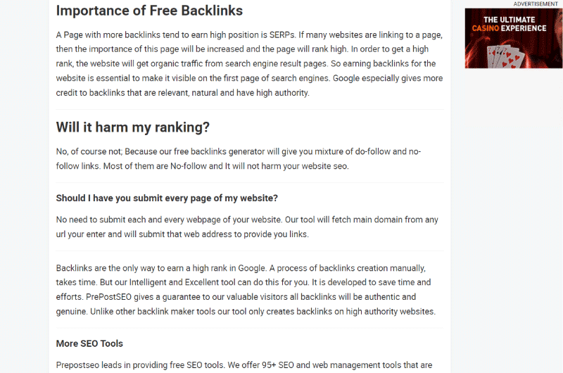 Backlink Generator 