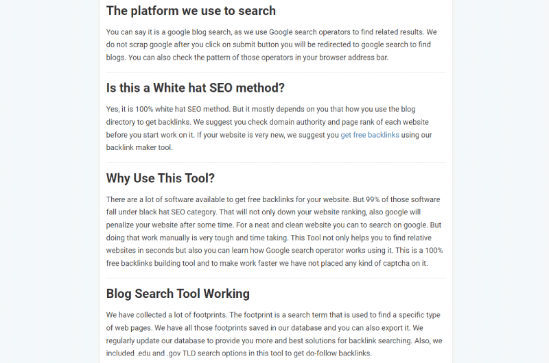 ENCONTRE BACKLINKS
