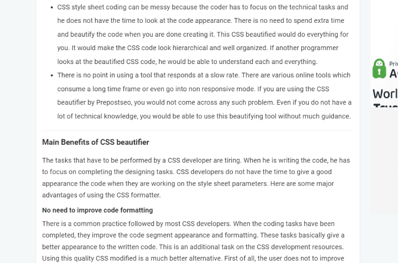 Código CSS
