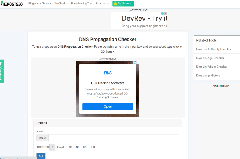 DNS propagation 