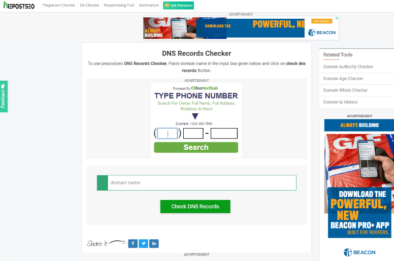 Comprobar DNS 