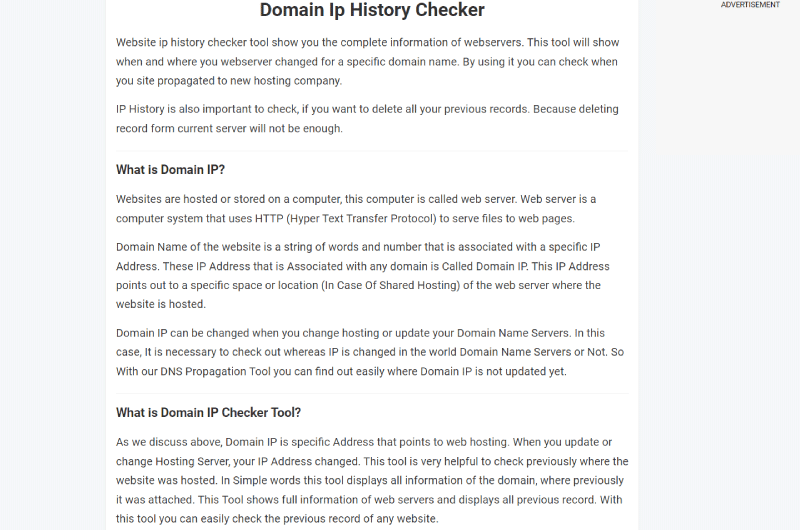 Find the IPs of a Domain