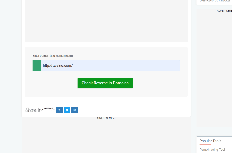 Find the IPs of a Domain