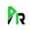 Logo Prepostseo avec lettres P et R stylisées vert noir
