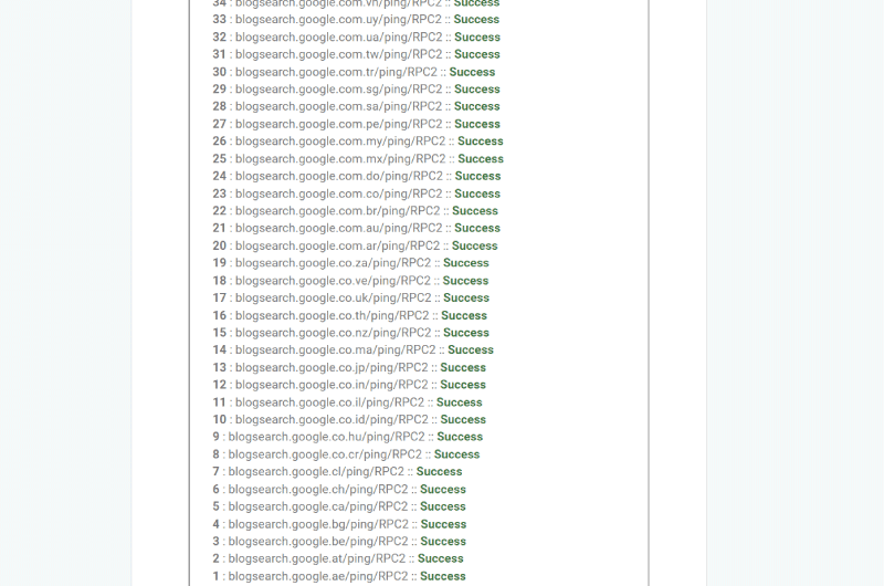Fast indexing