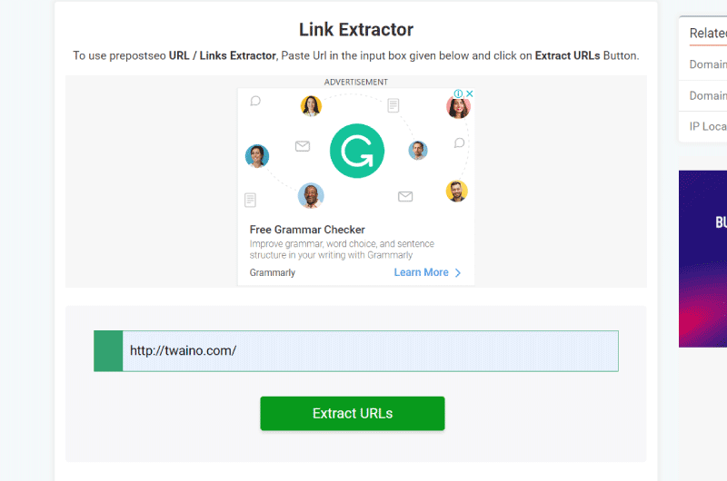 Link Extractor