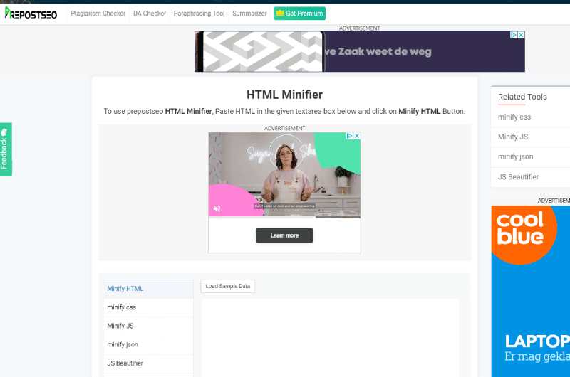 HTML Minification 