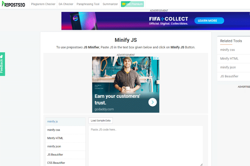 Minification JS