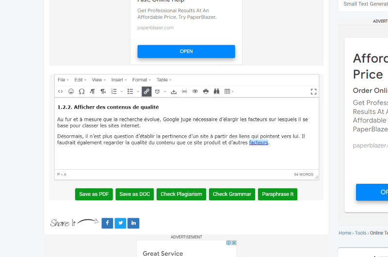 Editor de Texto Online