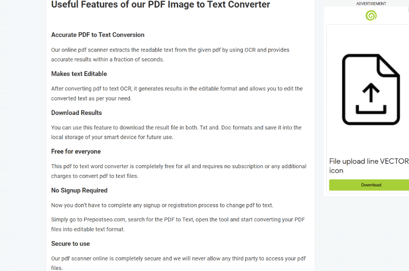 Conversão de PDF para Texto